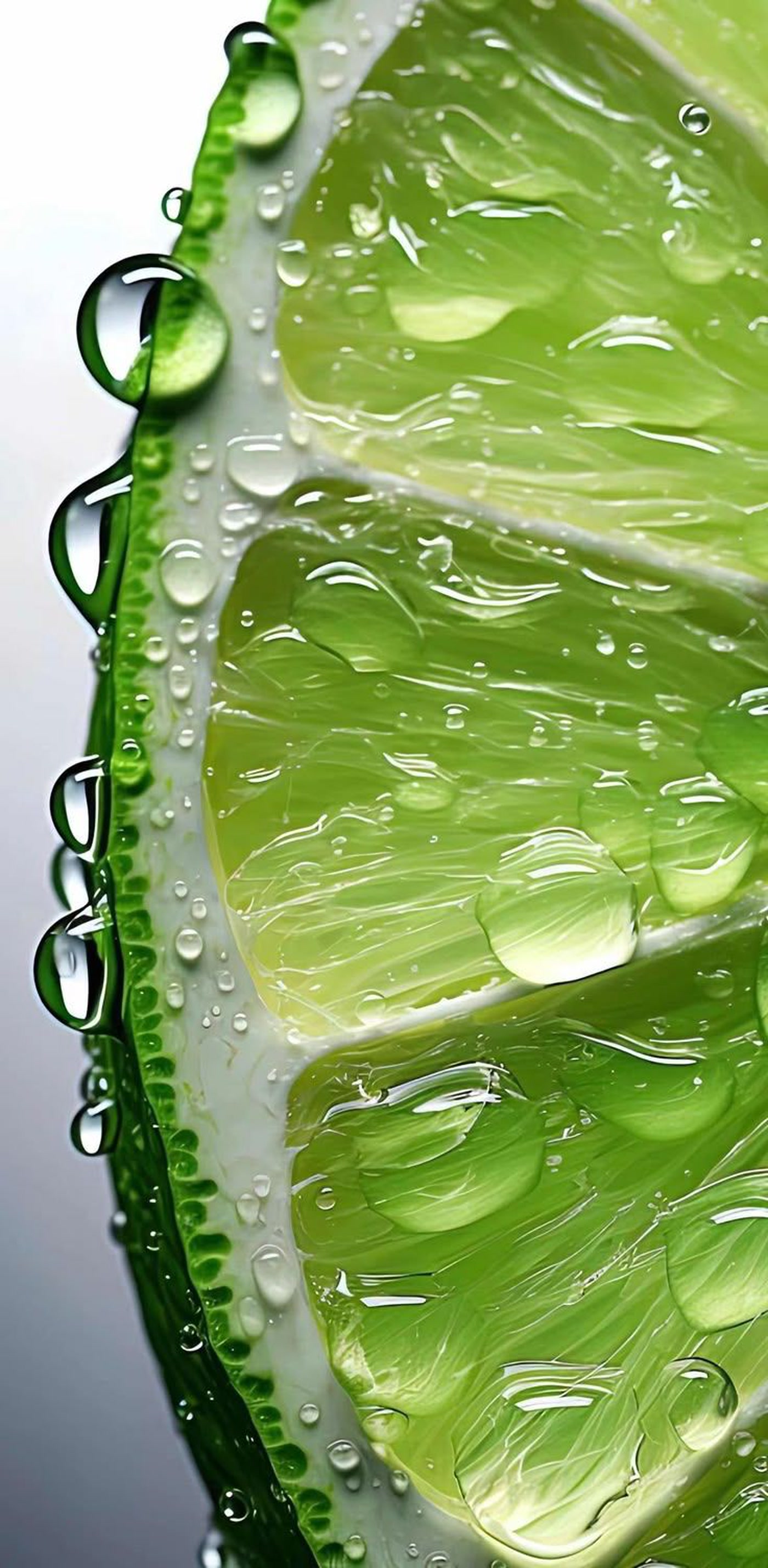 Lime, up close